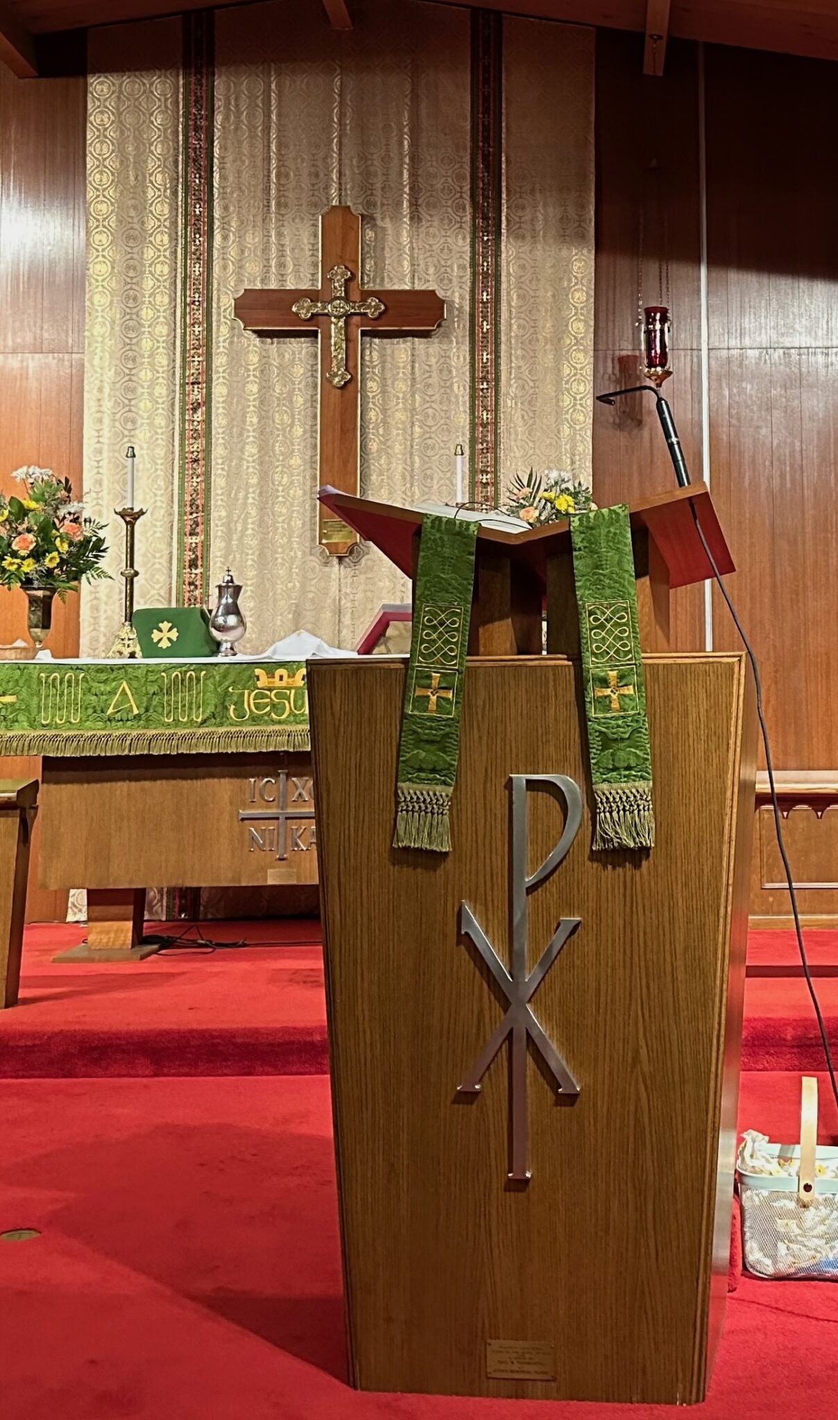 Zion Lutheran Church sanctuary during Mission Mall